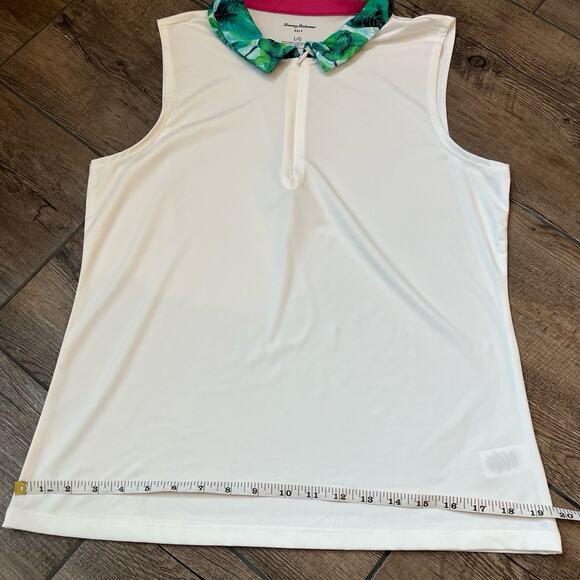 Tommy Bahama Performance 1/4 zip golf tank Women's size Large - Picture 4 of 5